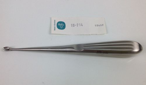 MILTEX 19-714 SPRATT Curette, 6-1/2&#034;, size 3