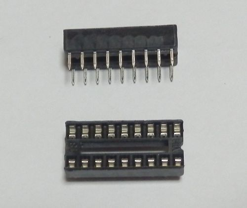 5pcs 18pin Pitch 2.54mm DIP IC Sockets Adaptor Solder Type Socket