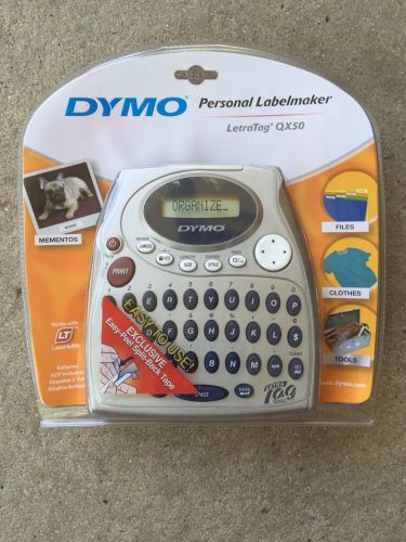 DYMO LetraTag QX50 Personal Labelmaker, NEW! Electronic Labelmaker, Easy-To-Use!