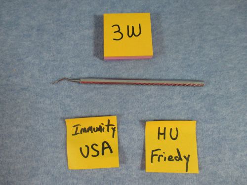 Hu Friedy  3 W Immunity Curette Scaler ? Dental Instrument Made in USA