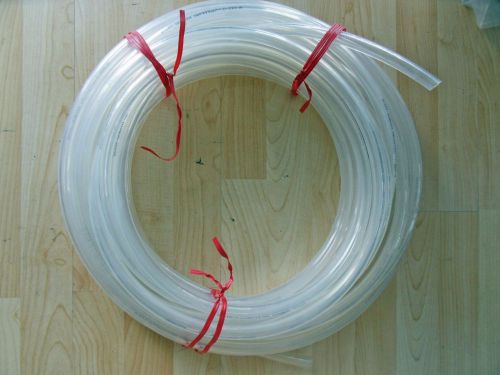 New 80ft roll versilon™ c-210-a clear poly tubing 5/8&#034;odx3/8&#034;id for sale