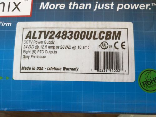 ALTRONIX ALTV248300ULCBM Power Supply 8PTC 24Vac @ 12.5A New Fast Shipment!!