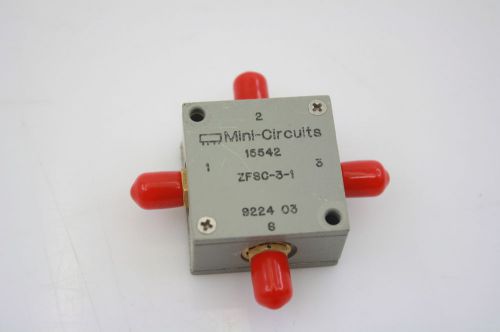Mini circuits 3-way rf power divider zfsc-3-1 1-500mhz splitter tested for sale