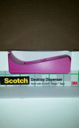 Scotch Classic Desktop Tape Dispenser, Pink,1-Inch Core Tapes (C-38-MX) NIB