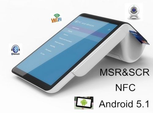Android POS SYSTEM All In One With Card Reader &amp; Reciept Printer &amp; Scanner