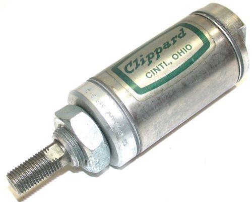 CLIPPARD 1&#034; STROKE 1 1/2&#034; BORE SPRING RETURN STAINLESS AIR CYLINDER SSR 24 1