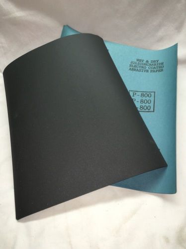 9&#034; x 11&#034; 220 Grit Wet/dry Silicon Carbide Sanding Sheets (25pcs)