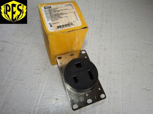 NEW HUBBELL HBL9360 3P 3W 50A 125V STRAIGHT BLADE RECEPTACLE 5-50R