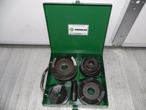 Greenlee  7304 knockout punch set 2-1/2 to  4&#034; Conduit size W case 7310,767,746