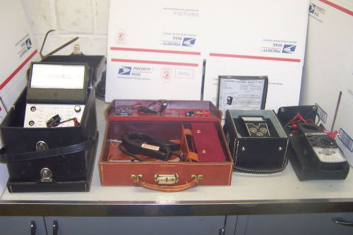 Amprobe and AW Sperry multimeter and temperature meter lot