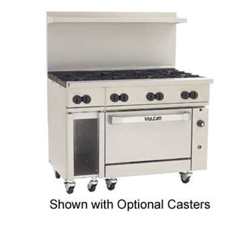 Vulcan 48s-8b endurance™ restaurant range gas 48&#034; (8) burners standard oven... for sale