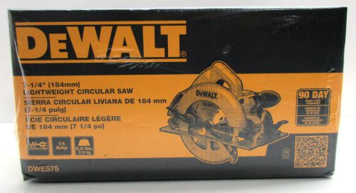 Brand new dewalt tools 7 1/4&#034; lightweight circular saw model # dwe575 for sale