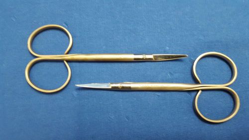 Storz Curved Blunt Tip Eye Scissor Pair - Reference: E3418 U