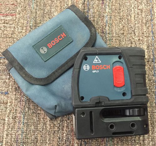 Bosch GPL3 3-Point Self Leveling Laser Alignment Level