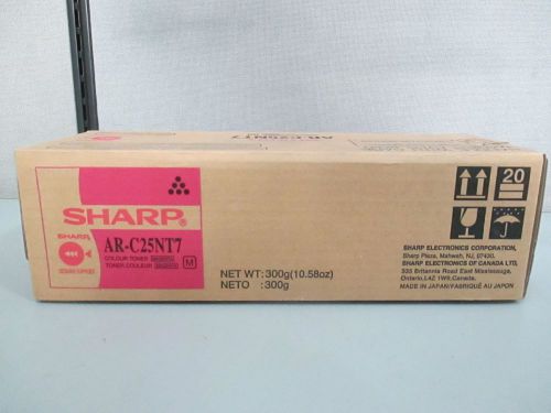 GENUINE SHARP AR-C25NT7 MAGENTA TONER 300G~NEW &amp; UNUSED