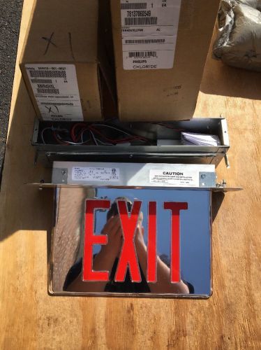 Edge Lit Exit Sign