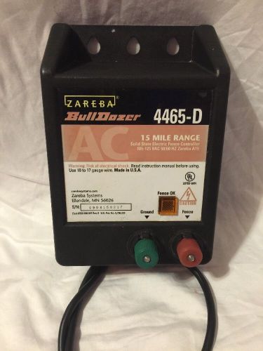 Zareba® 15 Mile AC Low Impedance Fence Charger BULLDOZER.  10 - 17 ga Wire.