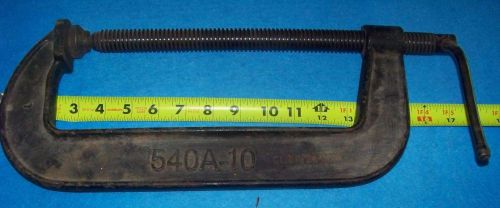 Vintage wilton 540a-10 c-clamp  7.3 lbs approx. 18&#034; x 6 1/2&#034; for sale