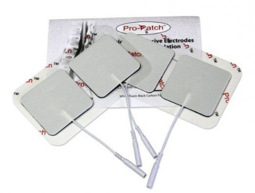 8 Pro Patch TENS Self Adhesive Electrodes 2&#034; X 2&#034; Square exp.date 12-24-2017
