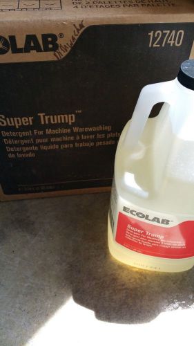 ECOLAB SUPER TRUMP DETERGENT FULL CASE NEW