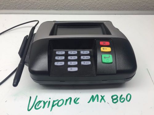 Verifone MX860 Point Of Sale Credit Card Terminal M090-407-01-R w/Stylus