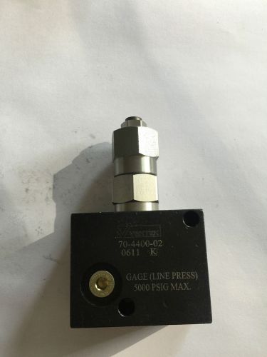 Vektek 70-4400-02 5000 psi pressure limiting valve for sale