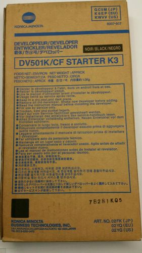 Konica Minolta DV501K/CF 8937-857 BLACK Developer