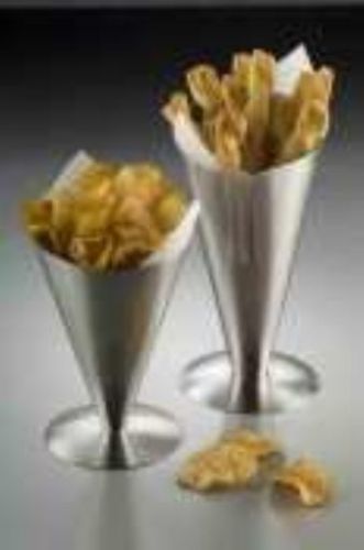 American Metalcraft SSFC7 Fry Baskets and Cones, 4.75&#034; Length x 4.5&#034; Width,
