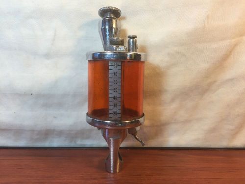 Vintage foregger amber glass drip oiler old aircraft antique engine steampunk for sale