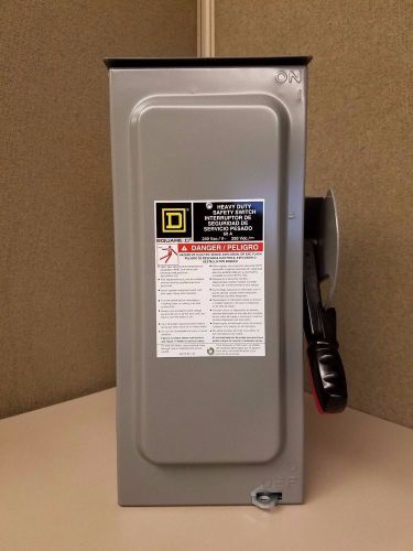 Square D Heavy Duty Safety Switch H322NRB 240VAC 60A