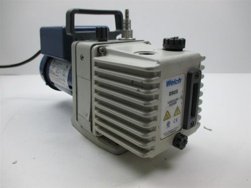 Welch 8905 vacuum pump w/ franklin electric 1603007402 motor 3450 rpm 1/4 hp for sale