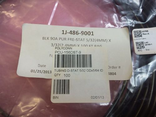 1j-486-9001 freelin wade black 90a pur fre-stat 5/32 x 3/32 4mm x 2.4mm 80 feet for sale