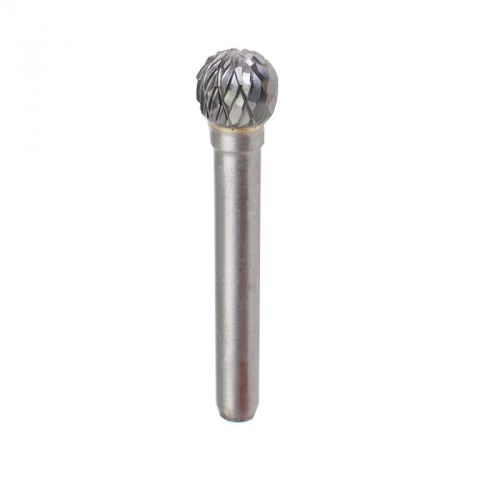 Spherical Cut Tungsten Carbide Burr Bur Cutting Tool Die Grinder Bit 1/4&#034; 10mm