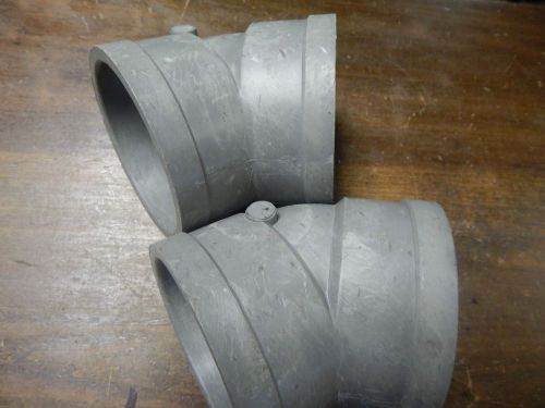 Sloane 4&#034; pvc 45 deg. elbow lot of 2 pcs socket for sale