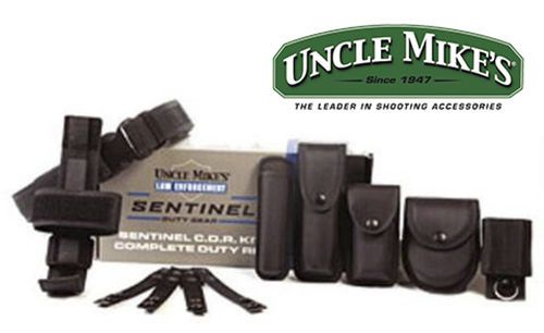 NEW Uncle Mike&#039;s Sentinel LEO Tactical Duty Gear Kit - Medium Black - 89087