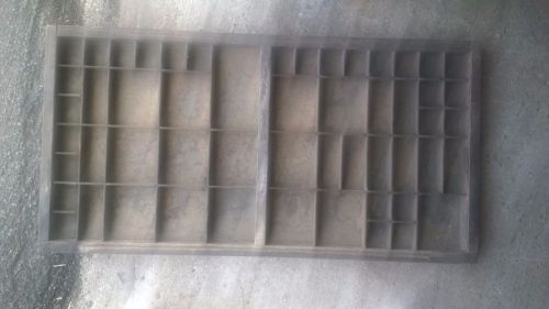 Letterpress type drawer full size, large spaces