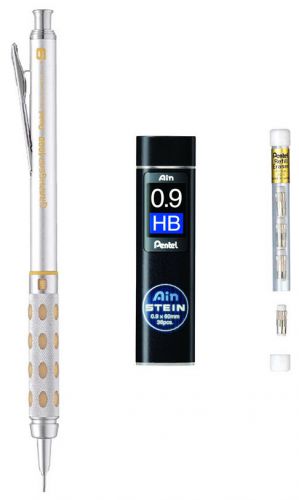 Pentel PG1019 Mechanical Pencil (1pc)+C279-HB Refill(1pc)+Z2-1N Erase (1pc)