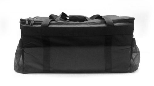 Case of 2 ovenhot black medium insulated meals on wheels food delivery bag new for sale