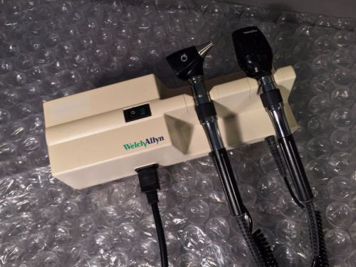 Nice WELCH ALLYN 767 Series Transformer with Opthalmoscope &amp; Otoscope Heads
