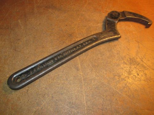 Vintage Williams 474A Adjustable Hook Spanner Wrench 4-1/2 To 6-1/4&#034;