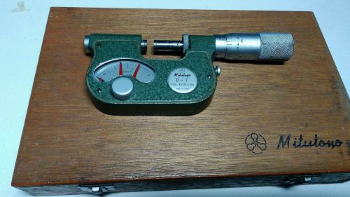 Mitutoyo 510-105A 0-1&#034; Machinist Indicating Outside Micrometer .99nr auction