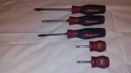 5 pc. Snap-on screwdrivers