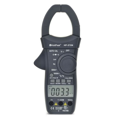 570N Digital Auto-Ranging Clamp Meter &amp; Multimeter With Dual Display