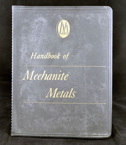 Handbook of Meehanite Metals (Bulletin No. 14 - 7th Ed., 1955)