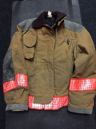 Vintage Lion Apparel - Janesville Firefighter Turnout Jacket Coat - Size SM-MED