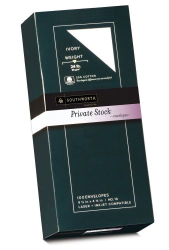 Southworth #10 private stock envelopes ivory 24 pounds 100 count (c324-10) for sale