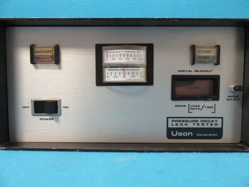 Vintage Uson Corp. Model 310 Pressure Decay Leak Detector *For Parts*