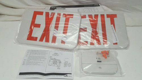 EXIT SIGN~APX7R ALL-PRO THERMOPLASTIC~SIGNLE or DOUBLE FACED by COOPER LIGHTING