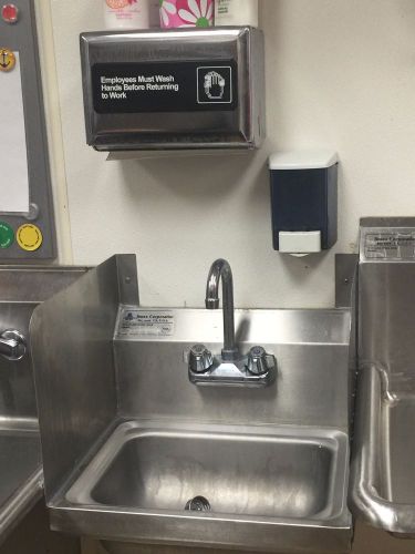 Hand Wash Sink with Splash Guards