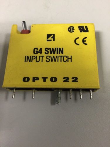 OPTO 22 G4 SWIN SOLID STATE RELAY INPUT SWITCH NNB